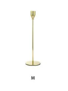 1pc Tall Metal Iron Single Head Candle Holder Ornament, Home Candle Holder Wedding, Small Candle Holder Dining Table Romantic Candlelight Dinner Decoration, Valentine's Day, Wedding Anniversary, Romantic Atmosphere - Multicolor - View 17