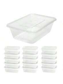 20/10/6/2pcs Food Storage Containers With Lids, Microwave , PP Material, Stackable, Dishwasher , Suitable For Home Kitchen, Restaurant, Takeout, Picnic And Other Occasions - Multicolor - View 6