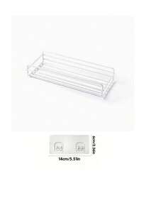 1 pieza Estante de baño, organizador de ducha, estante de almacenamiento triangular sin taladro para baño y cocina, estante de almacenamiento de baño sin taladro, adecuado para almacenar champú, jabón y cosméticos. - Estantes - Ver 8