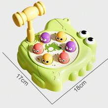 Children's Cartoon Crocodile Whack-A-Mole Toy With Dual Plastic Hammers, Baby Pounding Educational Game Machine, Toddler Early Education Hand-Eye Coordination Interactive Desktop Toy - Multicolor - View 13