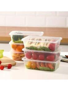 20/10/6/2pcs Food Storage Containers With Lids, Microwave , PP Material, Stackable, Dishwasher , Suitable For Home Kitchen, Restaurant, Takeout, Picnic And Other Occasions - Multicolor - View 3