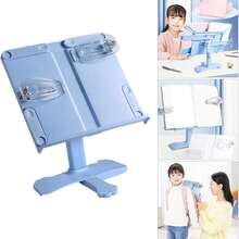 1pc Multifunctional Adjustable Height Reading Stand, Student Reading & Learning Bookshelf, Simple Adjustable Reading Aid, Suitable For Reading & Learning, Eye Protection, Cervical Comfort, Reading Book Clip, Book Holder, Book Support Stand - A - View 2