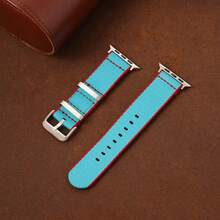 Multicolour Nylon Smartwatch Band Compatible With Apple Watch 11-1 SE Ultra 3 2 1 Compatible With Apple Watch 38/40/41/42/44/45/46/49mm Men Casual Strap - Mouldless - View 19