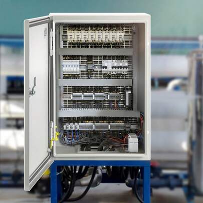 NEMA-Stahlgehäuse 12 x 8 x 6 Zoll, NEMA 4X-Stahl-Elektroverteilerkasten, IP66 wasser- und staubdicht, Elektroverteilerkasten für den Innen- und Außenbereich, mit Montageplatte