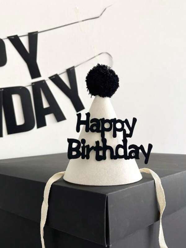 1pc Ins Style 1st Birthday Non-Woven Felt Hat, Parent-Child Girl Birthday Decoration