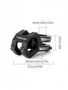 TOSUOD Ultra-Light Aluminum Alloy Bicycle Stem Riser, Universal Adjustable Height Stem For Mountain And Road Bikes, High-Strength Stable Short Stem To Optimize Riding Posture, Reduce Wrist, Shoulder And Neck Pressure, Outdoor Off-Road Daily Commute Long-Distance Cycling Bike Modification Height Increase Equipment - Multicolor - View 3