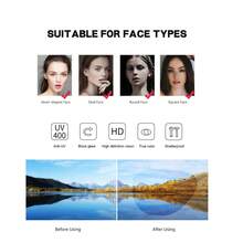 Y2K Square Silver Mirror Wrap Around Women Rhinestone Glasses For Women Lentes De Sol Glasses Back To School Beach Accessories For Woman - 棕色 - 查看 7