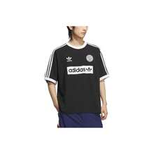 Adidas Originals Classic Sports Collection Loose Crew Neck Pullover Short Sleeve T-Shirt For Men - Black - View 2