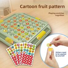 Children's Multi-Function Brain Development Board Game Gift Set 6-In-1 Pop-Up Scoring Competitive Game Color Recognition Logic Reasoning Puzzle Toy Parent-Child Memory Flip Matching Interactive Desktop Educational Tool To Train Children's Observation Reaction And Concentration - Multicolor - View 5
