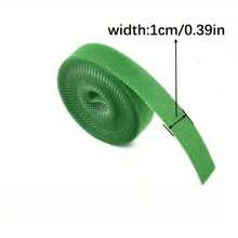 5/10 Rolls Self-Adhesive Plant Tie Straps, Nylon Hook And Loop One-Piece Hook And Loop, Secure Vines, Flowers And Trees, Wind And Rain Resistant Durable Straps, Adjustable And Reusable, Suitable For Potted Plant Shaping, Tomato Cages, Fences Indoor And Outdoor Use - Width 10mm - View 5