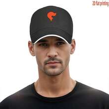 1 Unisex Fishing Sandwich Baseball Cap - Flare Stylish Polyester Duckbill Hat, Adjustable Trucker Hat Outdoor Sports/Parties/Hiking/Beach Vacation - Black - View 5