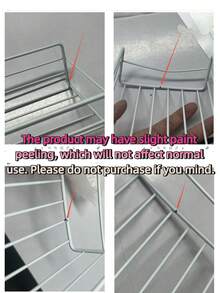 1 pieza Estante de baño, organizador de ducha, estante de almacenamiento triangular sin taladro para baño y cocina, estante de almacenamiento de baño sin taladro, adecuado para almacenar champú, jabón y cosméticos. - Estantes - Ver 7