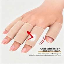 10PCS Multi-Color Stretchable Finger Support Sleeves, Suitable For Sports Basketball, Volleyball, Badminton, Tennis, Daily Protection For Finger Recovery, Flexible Finger Protection Function - Multicolor - View 8