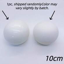 日式可塑形蒸包捏捏樂玩具 – 6cm (2.36in) & 10cm (3.94in) 柔軟TPR材質，慢回彈壓力球，可愛麵包主題紓壓玩具，適合成人與青少年的感官玩具，趣味桌面裝飾 - 彩色 - 查看 10