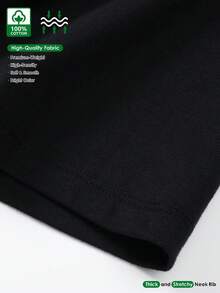 Men T-Shirts - 黑色 - 查看 6