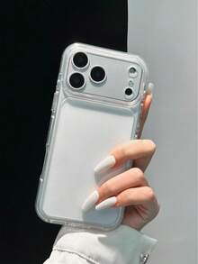 可愛柔和色調果凍手機殼，適用於 iPhone 17 Pro Max、17 Pro、17 Air、17、16 Pro Max、16 Pro、16 Plus、15 Pro Max、15 Pro、15、14 Pro Max、14 Pro、15、16、12、13 機型，防摔相機鏡頭保護 - 白色 - 查看 1
