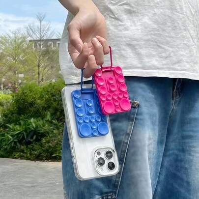 1PC 2-In-1 Phone Stand With Strong Suction Cup And Stable Base, Compatible With All Phone Models, Multiple Installation Methods, Convenient For Photography, Multiple Colors Available