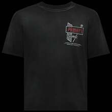 Retro Casual Black T-Shirt - Black - View 2