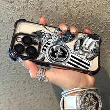 1 pieza Funda de Suave TPU Antigolpes para iPhone 17-11 Ais/E/Pro/Max/Plus Galaxy S20-26 Plus/Ultra, PIXEL, - SJFS-BK-DL6DFS2086 - Ver 3
