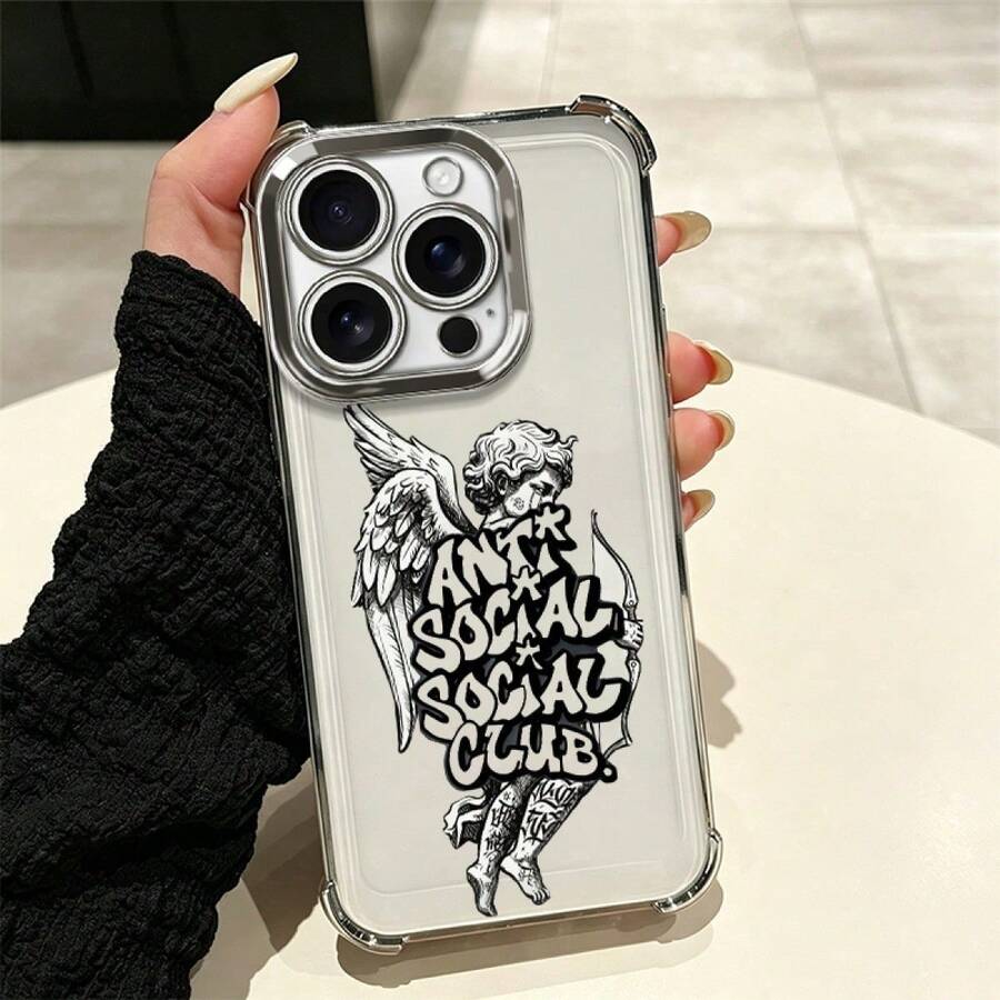 Cupid Modern Design Cell Phone Case With Full Drop Protection And Features, Suitable For Multiple Mobile Models Such As Series 5 Up To 17 Pro Including Plus, Pro, Pro And 16e, A And S Series With A03, A04, A04e, A05, A06, A12, A15, A22, A32, A34, A35, A54, A55, S23, S24 Ultra, Moto G52, G54, G84, C40, C65, M5s, M6 Pro 4G, X5, Pro And 9A, A3, Note 11 4G, Comfortable And Durable Case For Everyday Personal Use - 多色1 - 查看 1