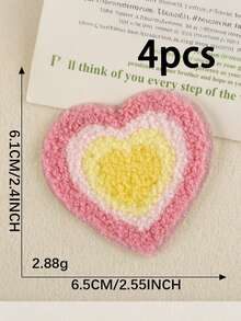 Strong Adhesive Heart-Shaped Self-Adhesive Embroidery Patch, Shiny Embroidery Patch, Suitable For Teenagers, Can Quickly Decorate Jackets, Hats, Towels, Bags, Jeans, Backpacks, Coats, Essential Accessory For DIY Clothing Accessories And Home Decor - Embroidery Patch - View 15