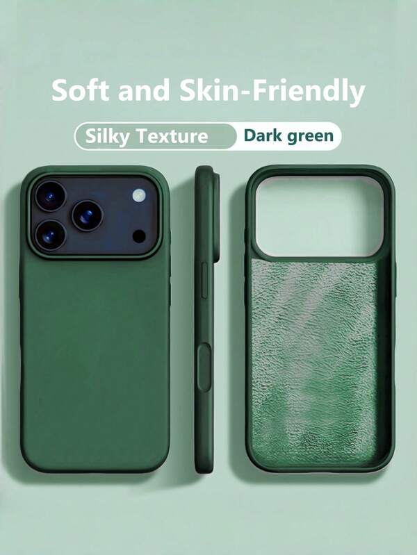 Casing Ponsel Silikon Lembut Mewah Baru Tahan Guncangan Warna Beige Kompatibel Dengan iPhone 17 16 15 Pro 14 Plus 13 12 11 17 Pro Max Air XR XS Max X/XS 7/8 Plus 7/8, Desain Modis, Bahan Ramah Kulit