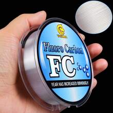 YACUMA สายตกปลาฟลูออโรคาร์บอนใส 105M แบบหลายฟังก์ชัน มองไม่เห็น - สีขาว - ดู 6