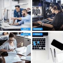 Alas Mouse Ekstra Besar Tahan Lama Motif Gagak Hitam Mistik / Alas Mouse Gaming / Alas Mouse Kantor / Alas Keyboard Laptop / Alas Meja - Tepi Dijahit Presisi, Alas Karet Anti Selip, Tersedia Berbagai Ukuran. - Mouse Pad - View 4