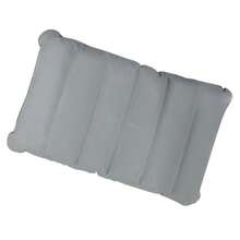 1pc Large Size Inflatable Pillow, PVC Flocked Rectangular Backrest, Foldable And Portable Inflatable Pillow, Travel Backrest, Outdoor Camping Pillow, Travel, Flight Pillow - Multicolor - View 9