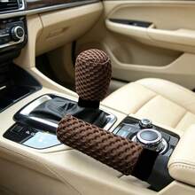 3D Massage Grip Car Steering Wheel Cover Set, Includes Gear Shift Lever And Brake Lever Covers, 3-Piece All-Season Universal Fit, Car Interior Accessories - A - View 7