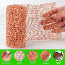 1 Roll Copper Wire Mesh For Hole Sealing, Pest And Rodent Control; 40 Inches X 4 Inches Fine Copper Wire Mesh For Rodent Control; Protect Plants; Copper Wire Mesh Roll For Indoor Areas, Garden Corners, Pipes, Etc. For Rodent, Pest And Bird Control - 1 Roll - View 1