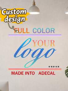 1/2 buah Banner Teks Kustom, Dekorasi Bendera Taman yang Dipersonalisasi, Banner Logo Kustom, Hadiah Pesta Perayaan Kustom yang Unik, Dekorasi Banner Teks/Foto yang Dapat Disesuaikan - Gaya A - View 1