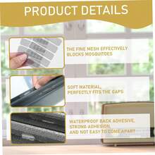 50/100/200/300Pcs Self-Adhesive Mesh Repair Patches, Suitable For Windows And Screen Doors, Quickly Fix Holes And Tears, Screen Repair Solution - Multicolor - View 10