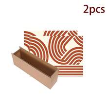 1pc 2D Red Line Bohemian Kitchen Countertop Mat, Diatomaceous Earth Material, Highly Absorbent, Suitable For Tableware, Coffee Machine, Microwave, Etc. Fashionable Watercolor Design, Ideal Choice For Modern Kitchen. - Multicolor - View 12