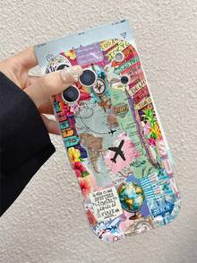 Painted Phone Case, Personalisiert Handyhülle, Creamy Smooth Texture, Wave Buffer Shock Absorption, Shockproof, Lightweight Anti Collision, For IPhone 11/11 Pro/11 Pro Max/12/12 Pro/12 Pro Max/13/13 Pro/13 Pro Max/14/14 Plus/14 Pro/14 Pro Max/15/15 Plus/15 Pro/15 Pro Max/16/16 Plus/16 Pro/16 Pro Max/X/XS/XS Max/17/17 Pro/17 Pro Max/Air - Multicolor - View 1