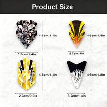 48 Pcs Ultra Thick Laser Dart Wings, High Elasticity Wear-Resistant, Colorful 3D Laser Reflective Effect, Dart Accessory Set, Essential For Outdoor Entertainment, Camping Parties, Festival Gifts - 48 - View 5