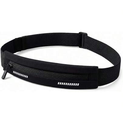 Unisex Slim Running Waist Belt, No-Bounce Phone Holder Waist Bag, Suitable For IPhone Pro Max And All Smartphones, Lightweight Sweat-Proof Running Gear, With Reflective Stripes, Suitable For Jogging, Workout, Walking.