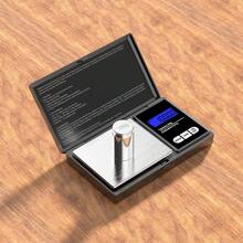 電子秤 0.01g 精準稱重,適用於金飾珠寶,迷你電子口袋秤 200g 500g 容量,輕量秤滿足精確且方便的稱重需求 2*AAA 電池(不含) - 彩色 - 查看 3