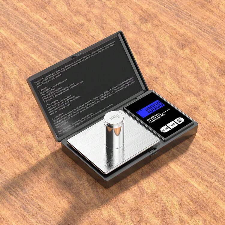 Digital Scale 0.01g Precision Weighing, Suitable For Gold Jewelry, Mini Electronic Pocket Scale Capacity 200g 500g, Lightweight Scale Meets Accurate And Convenient Weighing Needs 2*AAA Batteries (Not Included) - Multicolor - View 2