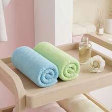 Wash Cloths 6/12/24 Pack, Super Soft & Skin Friendly Face Towel For Sensitive Skin, Reusable Washable Makeup Remover Cloth, 10x10 Inch Small Washcloths, Easy To Rinse Multicolor Facial Cleaning Cloth - Green - View 3