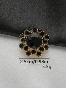 5pcs/Pack Multi-Color & Size Rhinestone Hollow Classical Metal Buttons For Coats & Jackets, DIY Decorative Buttons, Exquisite Craftsmanship, Handmade Sewing Supplies, Garment Accessories - Multicolor - View 31