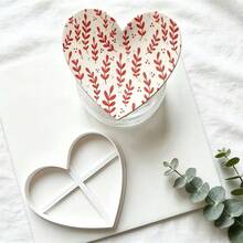 1pc Minimalist Heart-Shaped Polymer Clay Cutter Mold, For DIY Jewelry Storage Tray, Store Rings, Earrings And Small Accessories - White - View 8