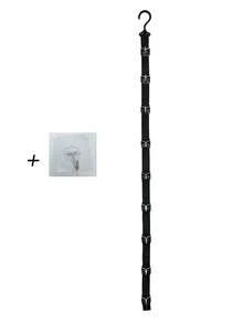 Adjustable Hat Storage Rack & Hat Organizer, Suitable For Home Closet Or Door Hat Display Rack – With 8 Hat Hooks, Wall-Mounted Design With Hooks, Keeps Hat Collection Organized, Made Of Wood And Metal, Space-Saving Closet Organizer - Multicolor - View 13