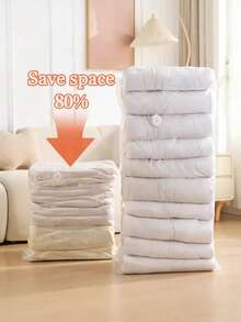 Vacuum Storage Bags, Large Vacuum Seal Bags, Ideal For Bedding, Quilts, Blankets, Clothes, And Closet Space Saving - View 6