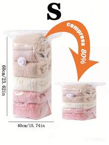 Vacuum Storage Bags, Large Vacuum Seal Bags, Ideal For Bedding, Quilts, Blankets, Clothes, And Closet Space Saving - View 14
