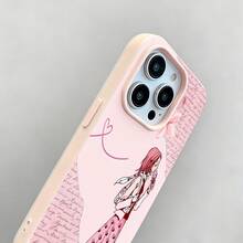Chica Sakura Rosa Tema Primaveralfunda de teléfono Fundas compatibles con ,Apple,VIVO,OPPO,,, y Honor.Fabricadas en silicona TPU,ofrecen protección contra golpes y caídas. - Rosa - Ver 1