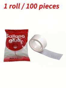300/200/100 Stück transparente Ballon-Klebe-Punkte, doppelseitige Ballon-Klebe-Punkte, abnehmbare ultradünne Aufkleber-Klebe-Punkte, 100 Stück/Rolle, geeignet für Hochzeit, Geburtstagsdekoration, Kunst & DIY-Basteln, Partyzubehör, Schulanfang, Abschlussfeier - Verschiedenfarbig - Übersicht 13