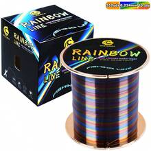 YACUMA New Rainbow Fishing Line 505M-552YDS High Sensitivity, Strong And Wear-Resistant Monofilament Nylon Line, Fluorocarbon Coating, Ultra-Smooth Casting, Main Line For Sea Fishing, Sub-Line, Fresh Water And Salt Water - Multicolor - View 10