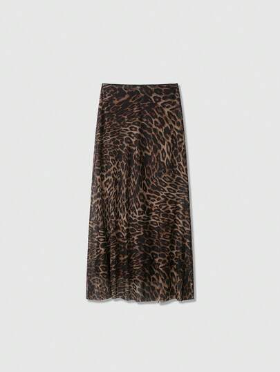 Women's Leopard Print Sexy Versatile Date Night Out Skirt