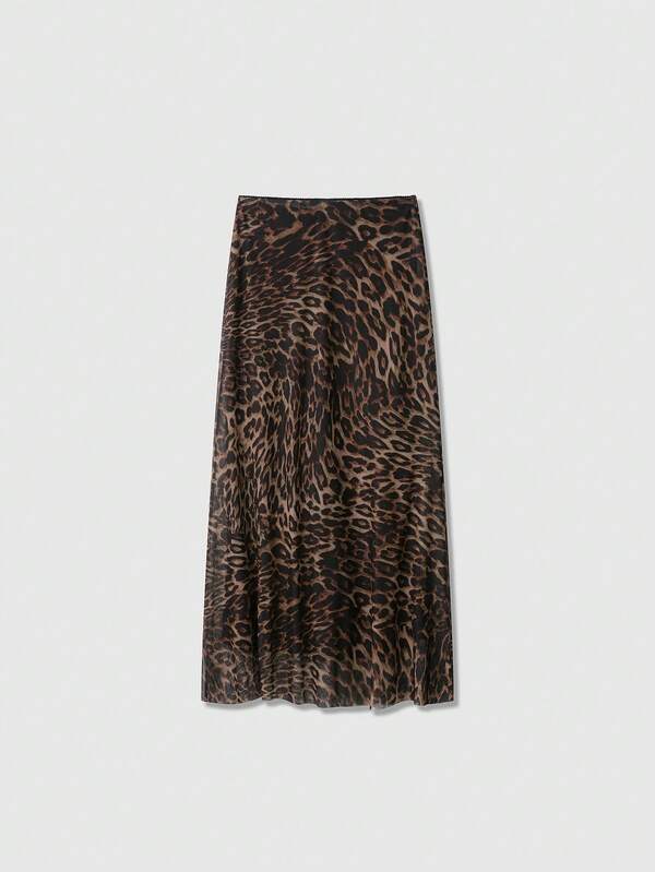 Women's Leopard Print Sexy Versatile Date Night Out Skirt